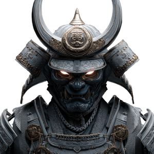 Dark Fantasy Samurai V6 Vinyl Car Decal Sticker – Waterproof & UV-Resistant 3.4133333333333336"