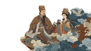 Mythological Royal Banquet Vinyl Car Decal Sticker – Waterproof & UV-Resistant 2.72"
