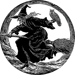 Celtic Witch Illustration V2 Vinyl Car Decal Sticker – Waterproof & UV-Resistant 3.4133333333333336"