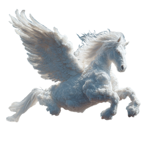 Cloud Pegasus Vinyl Car Decal Sticker – Waterproof & UV-Resistant 3.4133333333333336"
