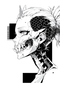 Goth Skeleton Girl V2 Vinyl Car Decal Sticker – Waterproof & UV-Resistant 4.4