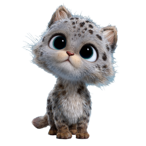 Pixar Kitten V2 Vinyl Car Decal Sticker – Waterproof & UV-Resistant 3.4133333333333336"