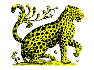 Neon Leopard Design Vinyl Car Decal Sticker – Waterproof & UV-Resistant 6.1866666666666665"