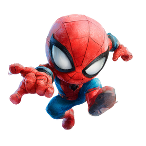 Jumping Spiderman Clipart Vinyl Car Decal Sticker – Waterproof & UV-Resistant 6.826666666666667"