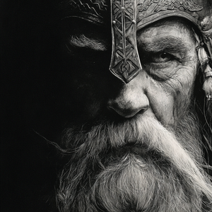 Odin Portrait V14 Vinyl Car Decal Sticker – Waterproof & UV-Resistant 3.4133333333333336"