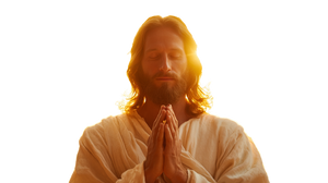 Divine Jesus Portrait V28 Vinyl Car Decal Sticker – Waterproof & UV-Resistant 2.72"