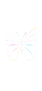 Neon Butterfly V3 Vinyl Car Decal Sticker – Waterproof & UV-Resistant 10.666666666666666"