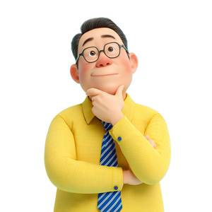 Thoughtful Chinese Man Vinyl Car Decal Sticker – Waterproof & UV-Resistant 3.4133333333333336"