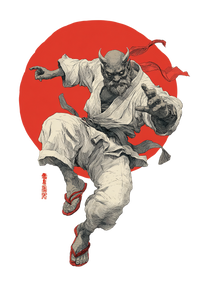Tengu Demon Fighter V2 Vinyl Car Decal Sticker – Waterproof & UV-Resistant 4.4 Tengu Demon Fighter V2 Vinyl Car Decal Sticker – Waterproof & UV-Resistant 4.4