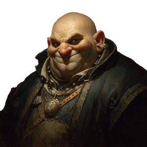 Fat Ogre Merchant Vinyl Car Decal Sticker – Waterproof & UV-Resistant 3.4133333333333336"