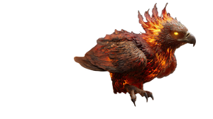 Divine Phoenix Perched V3 Vinyl Car Decal Sticker – Waterproof & UV-Resistant 5.4