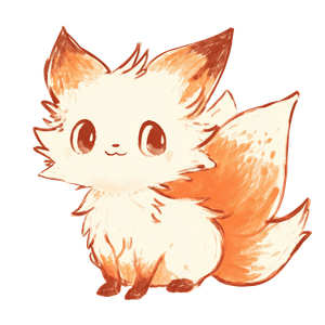 Chibi Nine-Tailed Fox V3 Vinyl Car Decal Sticker – Waterproof & UV-Resistant 6.826666666666667"