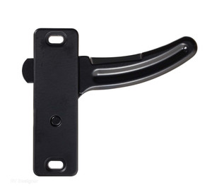 Upgrade Your RV Screen Door with RV Designer Replacement Latch | Right Hand Opening, Black Upgrade Your RV Screen Door with RV Designer Replacement Latch | Right Hand Opening, Black