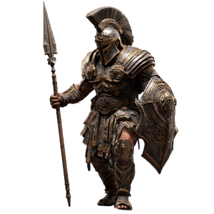 Holy Gladiator Warrior V2 Vinyl Car Decal Sticker – Waterproof & UV-Resistant 3.4133333333333336"