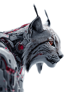 Lynx Robot Car Vinyl Car Decal Sticker – Waterproof & UV-Resistant 4.1066666666666665"