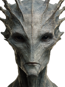 Gray Humanoid Specie V2 Vinyl Car Decal Sticker – Waterproof & UV-Resistant 8.213333333333333"