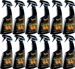12x Meguiars Gold Class Leather Conditioner | Guards Against Sun Rays, Protects, Cleans & Conditions - 16oz