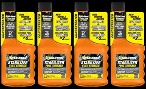 4x Star Brite Star Tron Gasoline Fuel Additive | Enzyme Treatment | Up to 40 gal | Prevent Moisture/Gum/Varnish | All-Weather Protection