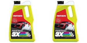 2x Mothers Foam Car Wash | Ultra-Foaming Deep Cleaning Power | 100 oz Bottle