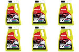 6x Mothers Foam Car Wash | Ultra-Foaming Deep Cleaning Power | 100 oz Bottle