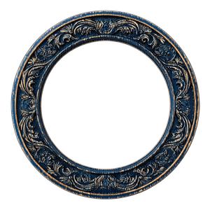 Navy Vintage Frame V3 Vinyl Car Decal Sticker – Waterproof & UV-Resistant 6.826666666666667"