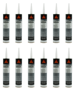 12x Ultimate AP Products Sikaflex-505UV Caulk | White Polymer Sealant | 300ml Cartridge