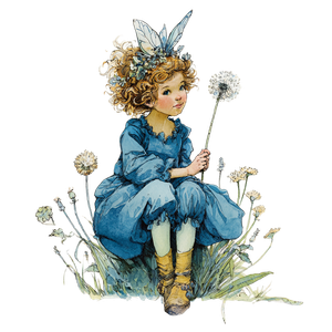 Fairy Princess Illustration V3 Vinyl Car Decal Sticker – Waterproof & UV-Resistant 3.4133333333333336"