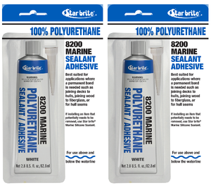2x Marine-Grade Adhesive Sealant | Resistant to Moisture & UV Light | For Decks, Hull, & Hull Seams 2x Marine-Grade Adhesive Sealant | Resistant to Moisture & UV Light | For Decks, Hull, & Hull Seams