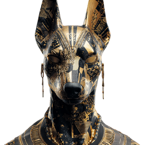 Anubis Portrait V19 Vinyl Car Decal Sticker – Waterproof & UV-Resistant 6.826666666666667"