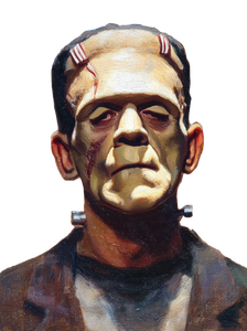 Frankenstein Portrait V2 Vinyl Car Decal Sticker – Waterproof & UV-Resistant 4.213333333333333"
