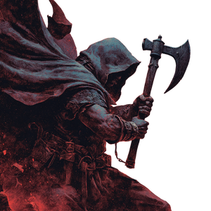 Cloaked Executioner V2 Vinyl Car Decal Sticker – Waterproof & UV-Resistant 3.4133333333333336"