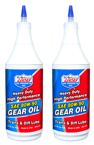 2x Lucas Oil 80W-90 Gear Oil | High Performance Formula | 1 Quart Bottle 2x Lucas Oil 80W-90 Gear Oil | High Performance Formula | 1 Quart Bottle