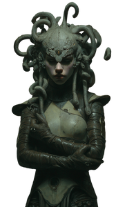 Gerald Brom Medusa Vinyl Car Decal Sticker – Waterproof & UV-Resistant 9.706666666666667"
