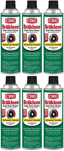 6x CRC Brakleen  Brake Cleaner | Removes Brake Fluid, Grease & Oil Instantly