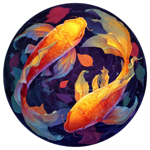 Koi Yin Yang V3 Vinyl Car Decal Sticker – Waterproof & UV-Resistant 3.4133333333333336"