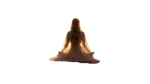 Mystical Meditating Woman V8 Vinyl Car Decal Sticker – Waterproof & UV-Resistant 5.4