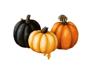 Cheerful Pumpkins V2 Vinyl Car Decal Sticker – Waterproof & UV-Resistant 2.986666666666667"