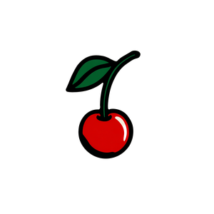 Cherry Icon V2 Vinyl Car Decal Sticker – Waterproof & UV-Resistant 6.826666666666667"