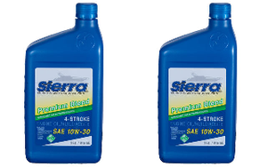 2x Sierra Marine Premium Blend 4-Stroke Marine Engine Oil | Highly Refined | Anti-Wear | Corrosion Protection