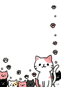 Cute Cartoon Cat V56 Vinyl Car Decal Sticker – Waterproof & UV-Resistant 4.32"