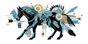 Patriotic Horse Collage Vinyl Car Decal Sticker – Waterproof & UV-Resistant 5.12" Patriotic Horse Collage Vinyl Car Decal Sticker – Waterproof & UV-Resistant 5.12"