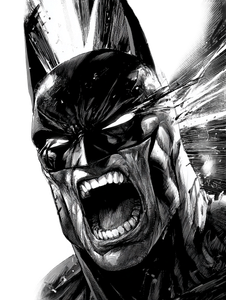Batman Shouting V2 Vinyl Car Decal Sticker – Waterproof & UV-Resistant 8.213333333333333"