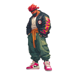 Streetwear Akuma V2 Vinyl Car Decal Sticker – Waterproof & UV-Resistant 6.826666666666667"