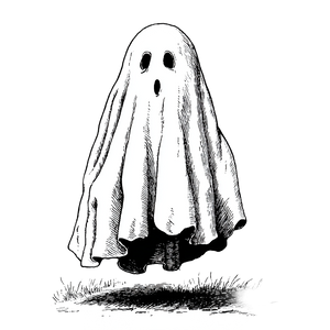 Ghost Outline V2 Vinyl Car Decal Sticker – Waterproof & UV-Resistant 6.826666666666667"