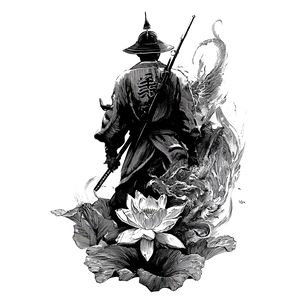 Samurai Dragon Tattoo V4 Vinyl Car Decal Sticker – Waterproof & UV-Resistant 3.4133333333333336"