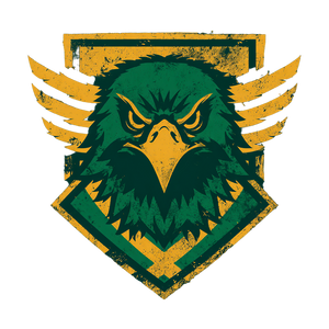 Hawks Rugby Logo V3 Vinyl Car Decal Sticker – Waterproof & UV-Resistant 3.4133333333333336"