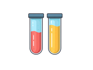 Test Tubes Icon V3 Vinyl Car Decal Sticker – Waterproof & UV-Resistant 3.0933333333333333"