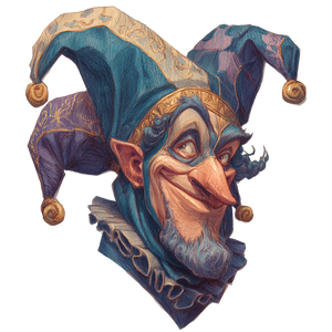 Jester Headshot V2 Vinyl Car Decal Sticker – Waterproof & UV-Resistant 6.826666666666667"