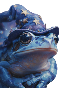Magical Frog Artist Vinyl Car Decal Sticker – Waterproof & UV-Resistant 4.4