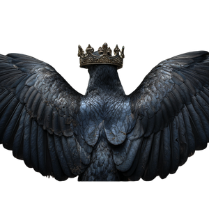 Crowned Raven V2 Vinyl Car Decal Sticker – Waterproof & UV-Resistant 3.4133333333333336" Crowned Raven V2 Vinyl Car Decal Sticker – Waterproof & UV-Resistant 3.4133333333333336"